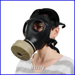 Family Gas Mask Respirator Kit Adult Full Face + Child Powered Hood + Filters