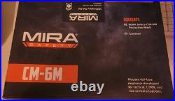 Filters Included! MIRA Safety CM-6M Tactical Gas Mask WithCanteen & two filters