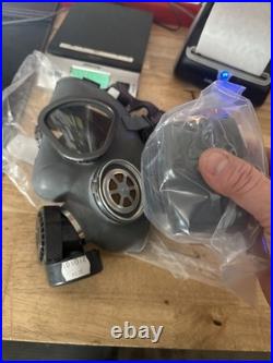 Finnish Gas Mask with 40mm Sealed Filter Face Respirator Miltary Army Airsoft NBC