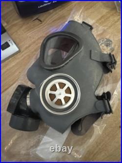 Finnish Gas Mask with 40mm Sealed Filter Face Respirator Miltary Army Airsoft NBC