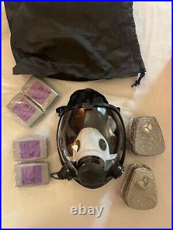 Full Face Breathesafe Respiratory Gas Mask With 2 Extra Filters (complete Kit)