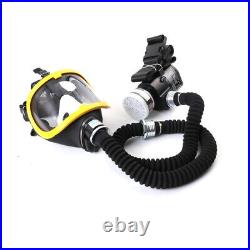 Full Face Gas Mask Constant Flow Supplied Air Fed Chemicals Safety Electric