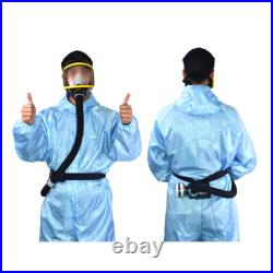 Full Face Gas Mask Constant Flow Supplied Air Fed Chemicals Safety Electric
