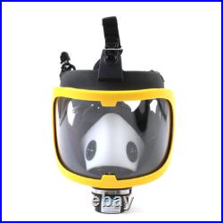 Full Face Gas Mask Constant Flow Supplied Air Fed Chemicals Safety Electric