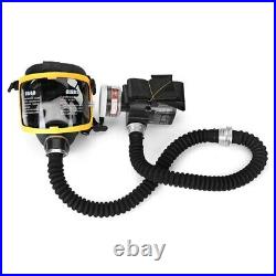 Full Face Gas Mask Electric Constant Flow Respirator Supplied Air Fed Full Set
