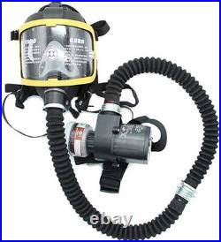 Full Face Gas Mask, Electric Constant Flow Supplied Air Respirator, 2-Gear Ad