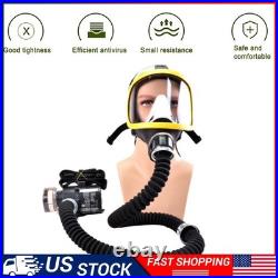 Full Face Gas Mask Flow Respirator Electric Supplied Air Fed Flow System Device