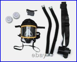 Full Face Gas Mask Flow Respirator Electric Supplied Air Fed Flow System Device