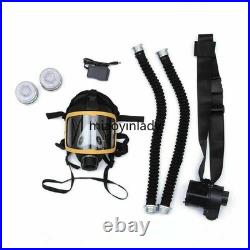 Full Face Gas Mask Flow Respirator Electric Supplied Air Fed Flow System Device