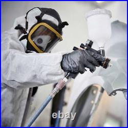 Full Face Gas Mask Flow Respirator Electric Supplied Air Fed Flow System Device