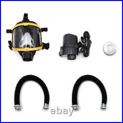Full Face Gas Mask Flow Respirator Electric Supplied Air Fed Flow System Device
