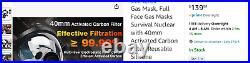 Full Face Gas Mask Gas Masks Survival Nuclear and Chemical with 40mm