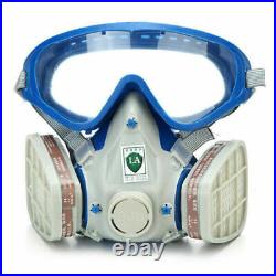 Full Face Gas Mask Respirator Painting Spraying Respirator Facepiece Reusable