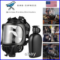 Full Face Gas Mask Respirator with Drinking System and CBRN Certification