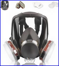 Full Face Gas Mask Reusable Respirator Gas Masks Survival Nuclear and Chemical
