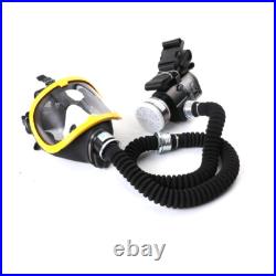 Full Face Gas Mask Safety Facepiece Respirator for Filter Many Harmful Gases NEW