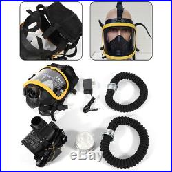 Full Face Mask Electric Constant Air Fed Respirator System Gas Dust-Proof Mask