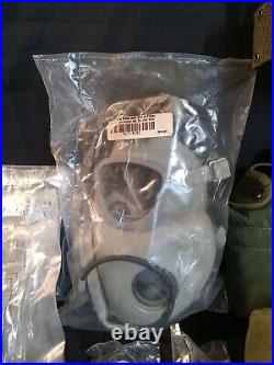 Full Face Military M10M NBC Gas Mask Respirator MOPP CBRN Lot Plus