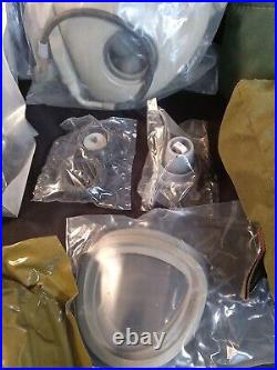 Full Face Military M10M NBC Gas Mask Respirator MOPP CBRN Lot Plus