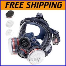 Full Face Organic Vapor Respirator with Anti-Fog Lens