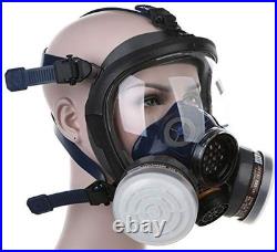 Full Face Respirator Gas Mask Activated Carbon Filter Organic Vapor Chemical