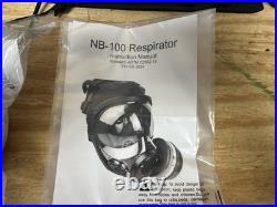 Full Face Respirator Gas Mask with Dual Filter Military-Grade Protection