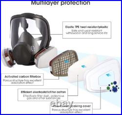Full Face Respirator Mask 6800 Gas mask Respirator Mask with Filters 6001