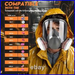 Full Face Respirator Mask 6800 Gas mask Respirator Mask with Filters 6001