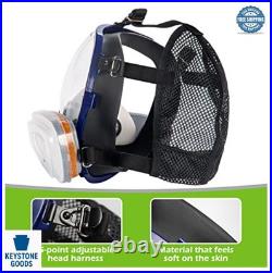 Full Face Respirator Mask A1P2 Anti Gas Dust Paint Spray Woodworking