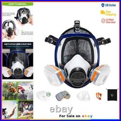 Full Face Respirator Mask A1P2 Filter Anti Dust Gas for Painting Woodworking