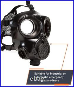 Full Face Respirator Mask CBRN Gas Mask, Chemical Respirator CM-7M (Small)