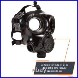 Full Face Respirator Mask CBRN Gas Mask, Chemical Respirator (Medium)