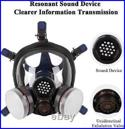 Full Face Respirator Mask, Gas Mask Protect Against Harmful