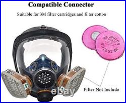 Full Face Respirator Mask, Gas Mask Protect Against Harmful