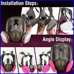 Full Face Respirator Mask Gas Masks Survival Nuclear and Chemical for