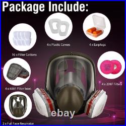 Full Face Respirator Mask Gas Masks Survival Nuclear and Chemical for