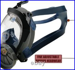Full Face Respirator Mask Organic Vapor Gas Chemical Spray Paint Filter Cartridg