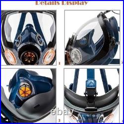 Full Face Respirator Mask Organic Vapor Gas Chemical Spray Paint Filter Cartridg