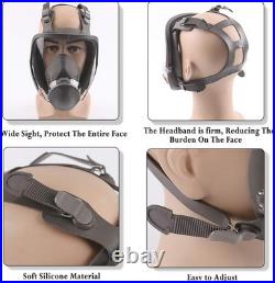 Full Face Reusable Respirator Organic Vapor Protection for Painting Welding