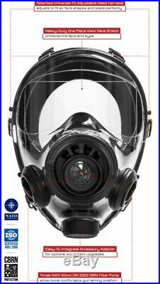 Fully Loaded SGE 400/3 BB Gas Mask + Filter For Biological, Chemical and Nuclear