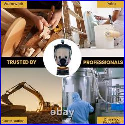 GAS Mask 40 mm NBC Filter Full Face Respirator Mask CBRN Survival &