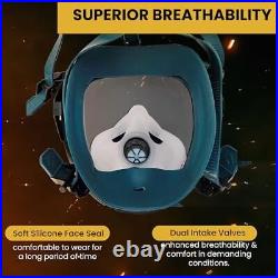 GAS Mask 40 mm NBC Filter Full Face Respirator Mask CBRN Survival &