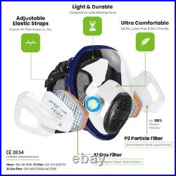 G-750 Respirator Full Face Mask with A1P2 Filters Anti-Gas, Anti-Dust Gas M