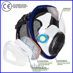 G-750 Respirator Full Face Mask with A1P2 Filters Anti-Gas, Anti-Dust Gas M