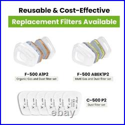 G-750 Respirator Full Face Mask with A1P2 Filters Anti-Gas, Anti-Dust Gas M