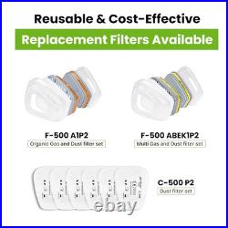 G-750 Respirator Full Face Mask with A1P2 Filters Anti-Gas, Anti-Dust Gas Mask