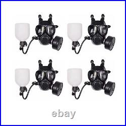 Gas Mask CBRN NBC Filter (4 Pack Combo) Tactical Respirator Mask/MILITARY GRA