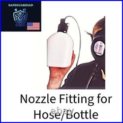 Gas Mask CBRN with NBC Filter and Bottle/Hose Full Face Respirator Advanced C
