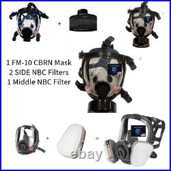 Gas Mask FM-10 CBRN withPremium NBC Filter Full Face Respirator Survival & Tact