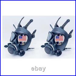 Gas Mask Face Respirator (2 CBRN Shields) Israeli Military Grade Survival & T